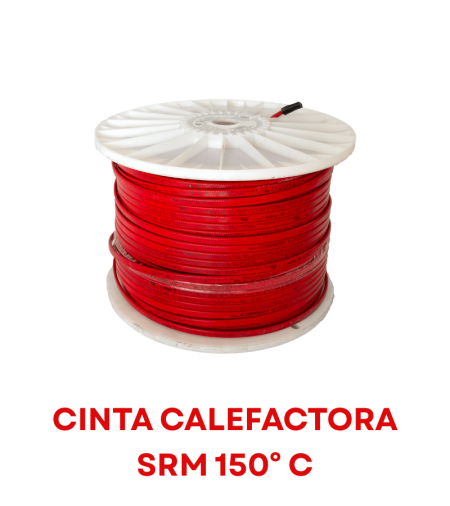Cable calefactor (heat tracing) autorregulable Chromalox SRM/E el cable proporciona un trazado de calor seguro y confiable para mantenimiento de temperatura de proceso, evitar congelamiento en tuberías, válvulas, tanques y simil.